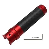 GIDIBII Car Handlebrake Compatible with WRX,STi,Impreza,Forester,BRZ,FR-S/86 2002-later,Aluminum E-Brake Handle (Red-Black)
