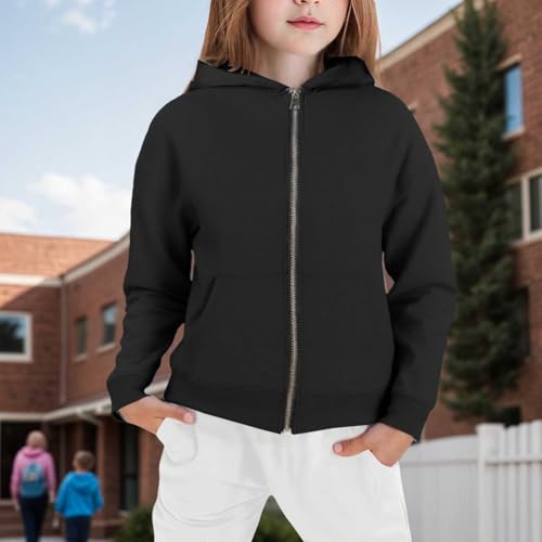 Hoodie for Girls Zip Up Hoodies With Backpack Long Sleeve Lightweight Travel Sweatshirts Teen Fall Clothes with Pockets3