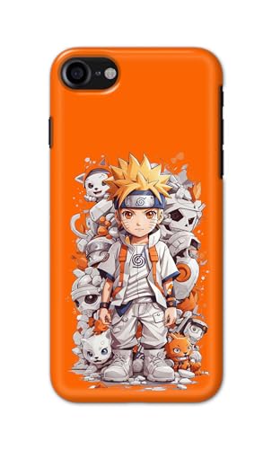 Image of PRINTFIDAA Printed Hard Back Cover Case for Apple iPhone 7 | iPhone 8 | iPhone SE 2020 | SE2 2020 | iPhone SE3 2022 Back Cover (Famous Anime Cartoon Character) -112