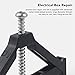 10 Sets Switch Panel Box Repair Tool, 86 Type 68‑79mm Adjustable Cassette Repairer Concealed, Junction Box Repairer Electrical Box Repair Cassette Repairer
