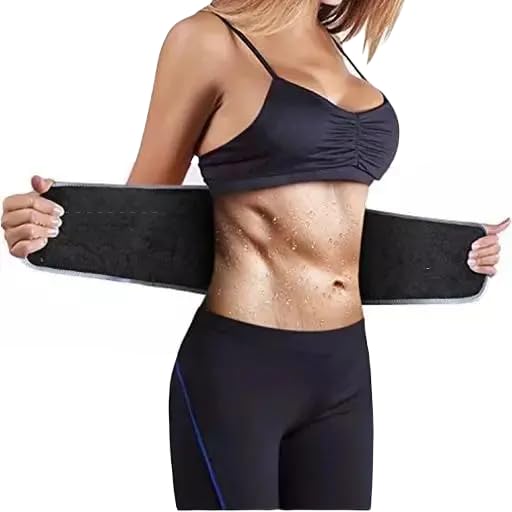weight lose belt fat lose belt pet kam karne ki belt patla hone ka belt sweat slim belt hot belt yoga belt,GYM BLET exercise belt tummy trimmer belt for men & women (Free size, Pack of 1) (AE-026)-image-21