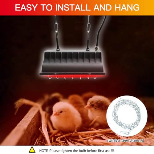 Chicken Coop Heat Lamp 250W Chicken Coop Heater