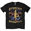 Avenged Sevenfold Black Skeleton Skull Logo Printed Cotton T-Shirt XXL #1