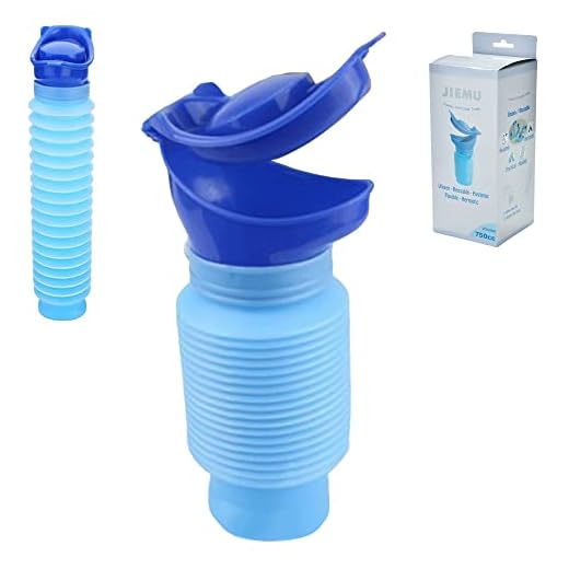 GoldTone Portable Travel Unrial for Men or Women | Travel Unisex Urinal for Adults or Kids 750 ML Leakproof Car Urine Container
