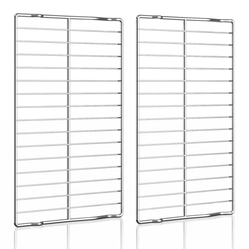 WB48T10063 Oven Rack Replacement for GE Profile Oven Racks Stainless Steel Replacement Parts Compatible with AP4538468 PS2577619 1550790 AH2577619 EA2577619 24 x 17 2 Packs
