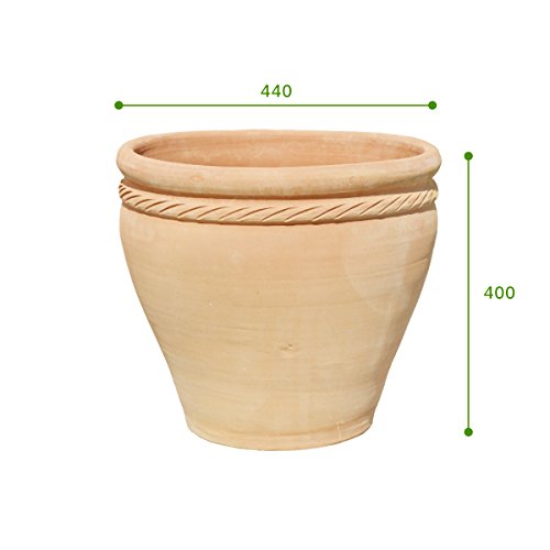 Amazon.co.jp: 国華園 鉢 直径44cm×高さ40cm 底穴付き シンプルな