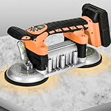 IMT Tile Installation Tool Vibration Machine, Double Suction Cup Vibrator Handheld Tiling Leveling Laying, 24000r/min 12000mAh 6 Speeds