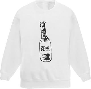 Azeeda 'Bottle Of Beer' Kid's Sweatshirt/Jumper (7-8 Years) (KW00023439)