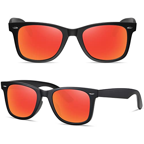 Image of MEETSUN Polarized Sunglasses for Women Men Classic Retro Square Frame Driving Sun Glasses UV Protection