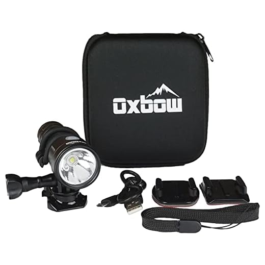 Maverick Dirt Bike Helmet Light Kit with Rechargeable Battery, Compatible with GoPro Mounts, 1000 Lumens, 1.5 Hours on High Beam