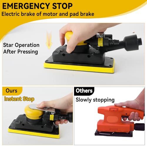 Pneumatic Random Orbital Sander
