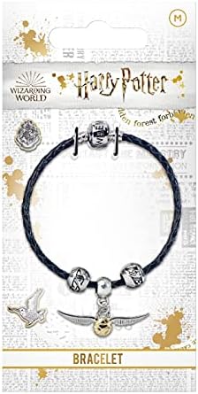 Harry Potter Quidditch Bracelet - HP0073, Golden,Silver, 19cm - Image 3