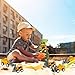 OJYUDD 12 Pcs Mini Construction Vehicles,Pull Back Engineering Vehicles,Play Figure Vehicles Toys for Birthday Party Favors,Gifts,Rewards