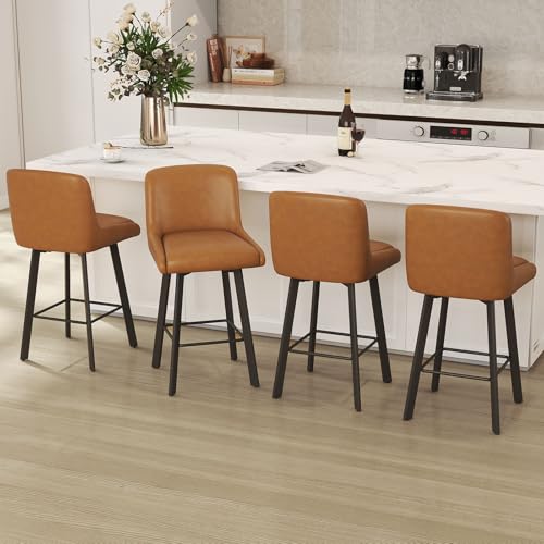 SAECKBERG 26 inch swivel stools set of 3