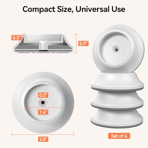 COMOMY 4 Stück Wandschutz für Treppenschutzgitter und Türschutzgitter ohne Bohren, Kinder Schutzgitter Wand Saver, Schützen Wände und Türen vor Türgitter Baby und Hundegitter, Weiß