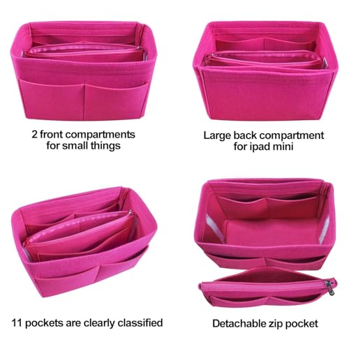 Image of Purse Organizer Insert, Handbag & Tote Organizer, Bag in Bag, Perfect for Speedy Neverfull and More