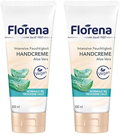 Florena Handcreme Bio-Aloe Vera, 2er Pack (1 x 100...