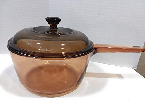Corning Vision Visions Amber 1.5 L Saucepan with Lid