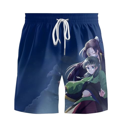 ISaikoy Anime The Apothecary Diaries Beach Shorts Swim Trunks Summer Boardshorts Jersey Short Pants