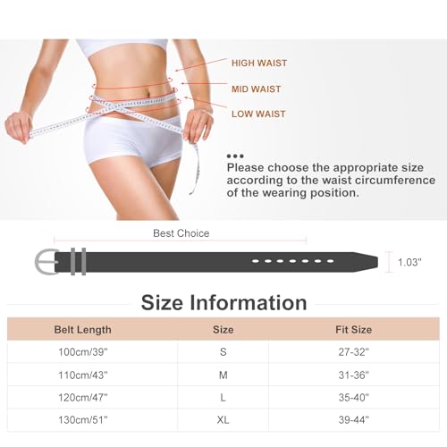 Women Leather Belt for Jeans Fashion Ladies Belts for Pants Dresses With Gold Buckle3