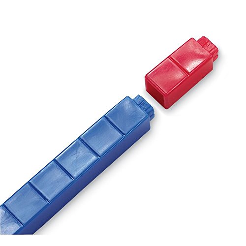 hand2mind Plastic Connecting Cuisenaire Rods 6 Tray Set - Thumbnail 2