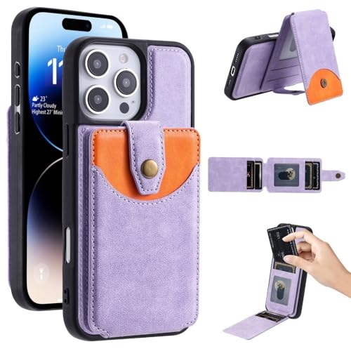 Coque iPhone 16 Pro Max violette détachable résolvant le manque de place