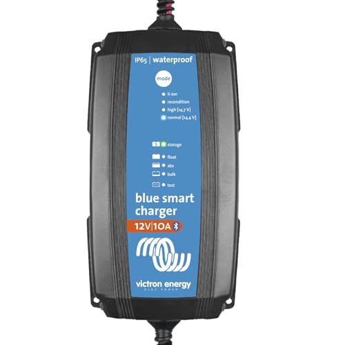 Victron Energy Blue Smart IP65 12-Voltios 10 amperios 230V, Cargador de Batería, Bluetooth (CEE 7/17)