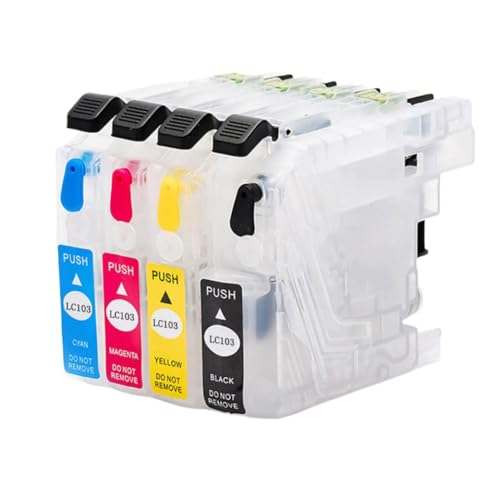 Cartouche LC103 pour MFC-J4610DW résout les problèmes de texte flou et impression pâle
