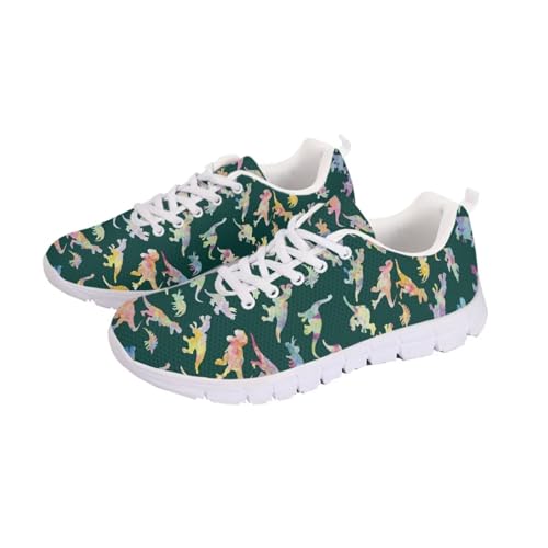 Image of GIFTPUZZ Mens Lace Up Athletic Trainers Running Sneakers Wedge Breathable Gym Lightweight Sports Tennis Shoes