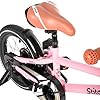 STITCH 14 Inch Kids Bike for 3-5 Ages Gilrs, 14" Wheels Bike for Girls With Stabilisers, Bike for 3 year old,Pink… #2