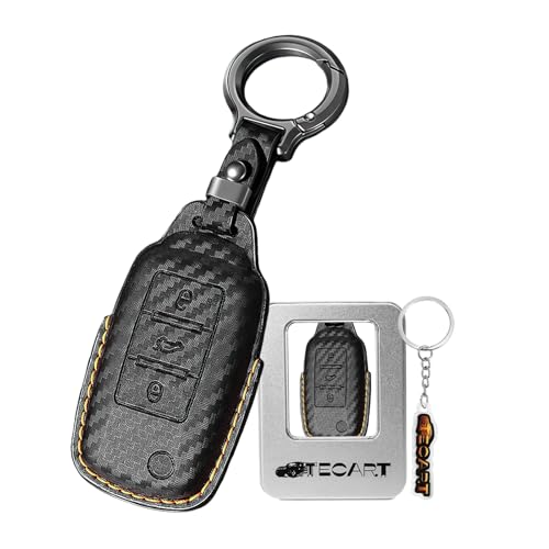 Étui de clé en cuir VW Passat Tiguan Golf protection de clé