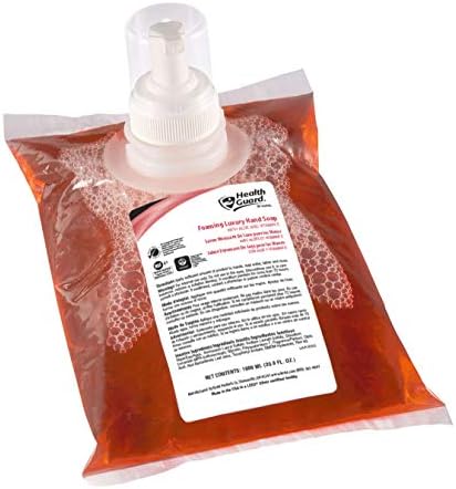 Health Guard Foaming Luxury Hand Soap Refills, Pink, 4/1000 mL