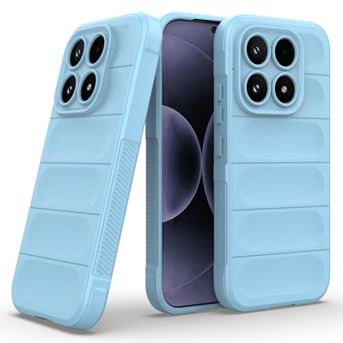 Image of for Xiaomi 17 Case Anti-Drop Soft TPU Rugged Phone Back Cover - Baby Blue