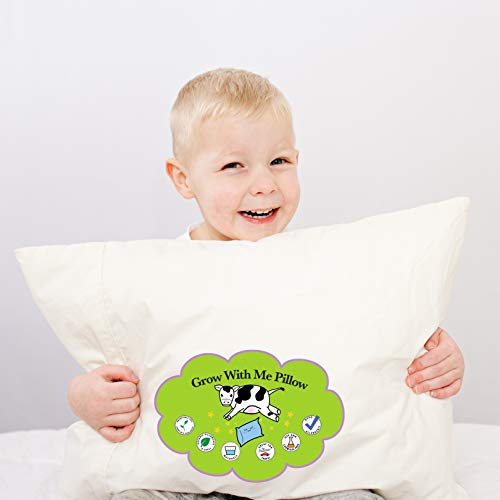 Grow with Me Toddler Pillow for Kids 14x19 Includes Pillowcase | Super Soft