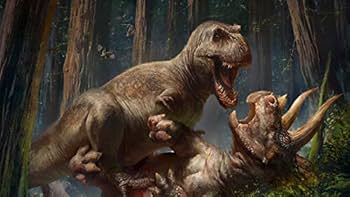 Amazon | ティラノサウルスとトリケラトプス恐竜5D ダイヤモンド