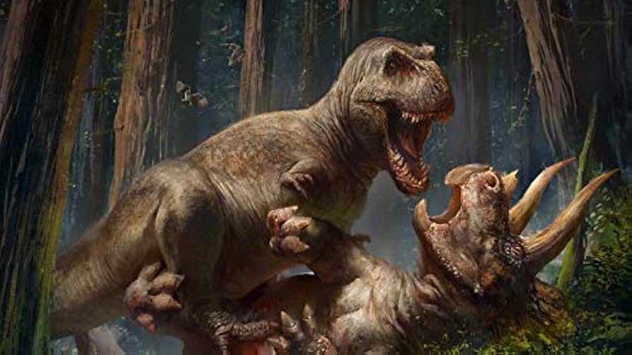 Amazon | ティラノサウルスとトリケラトプス恐竜5D ダイヤモンド