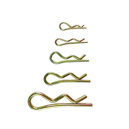 Ljzxx Stainless Steel Pin R-Pins 130Pcs Cotter Pins, Zinc Plated Steel Spring Fastener Assortment Kit, Heavy Duty Cotter Hairpin For Hitch Pin Lock System Fast And Durable #TOP14