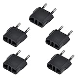 Euro 4mm Brazil Israel Netherlands Portugal Spain Italy Russia Type C Category E Outlet Travel Power...