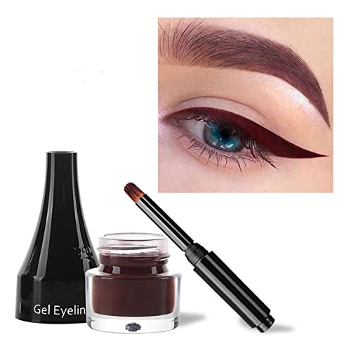 Gel delineador de ojos mate color Wine