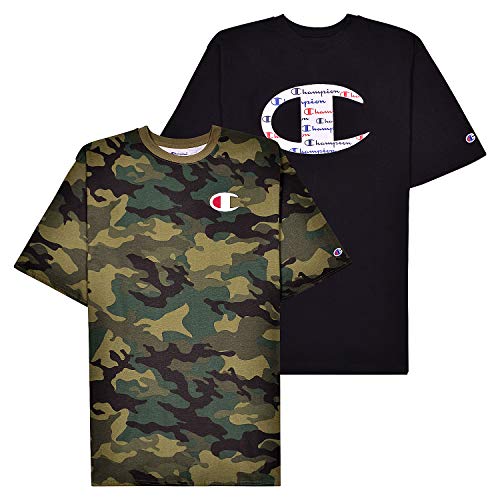 T-shirts à col rond pour homme de qualité supérieure avec finitions soignées (lot de 2)