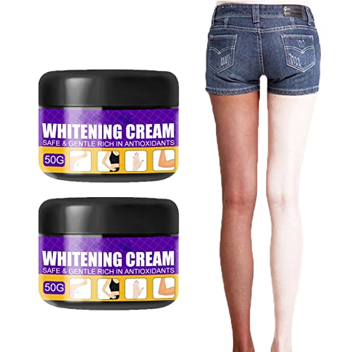 1/2/3PCS Whitening Cream Skin Lightening Cream, Underarm Whitening Cream for Women, Skin Lightening Whitening Bleaching Cream, Dark Spot Corrector Remover for Face and Body (2PCS)