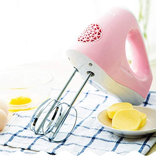 Elektrischer Haushaltsmixer, 5-Gang-Handbesen zum Backen von Sahne, robuster Edelstahlrührer, elektrischer Mixer für die… – Bild 3