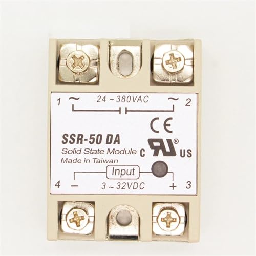 Relais statique SSR-50 DA 50A pour régulateur PID et chauffage
