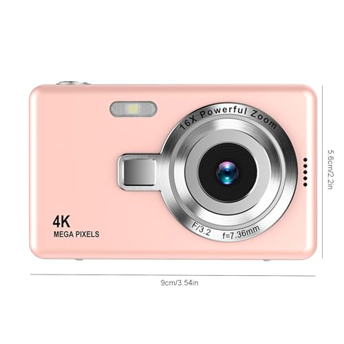 Cámara Digital Compacta 4K Lovskoo Blanco 16MP 16X Zoom miniatura 2