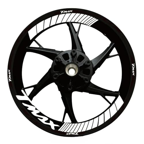 Autocollants réfléchissants jante moto Yamaha TMAX 500 530 560 liserets de roue