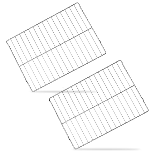 Range Oven Rack WB48T10063 304 Stainless Steel Replacement Part Compatible With General Electric GE Hotpoint Oven AP4538468 PS2577619 24 x 17 2 Packs