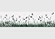 AG Design Selbstklebende Bordüre Grassilhouette, AWB 8422 | Selbstklebende Dekoration für Wände, Möbel, Tapeten, Wandverkleidungen und Türen, Folie, Mehrfarbig | Breite 500 cm x Höhe 13.8 cm
