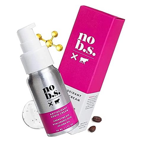 No B.S. Antioxidant CoQ10 Face Cream - Face Firming Moisturizer with Coenzyme Q10, Hyaluronic Acid & Jojoba Oil. Potent Formulas. Clean Skincare Cover