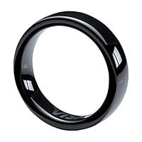 EVERING（エブリング）【公式ストア】決済できるスマートリング / 18サイズ品揃え（US規格） /ブラック/充電不要/NFC（TypeA） / 生活防水（5気圧防水） / アプリでワンタップで一時停止可能/サイズ交換不可 (9.0, ブラック)