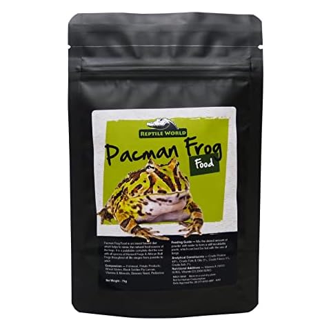 Reptile World Pacman Frog Food 75g Pouch Cover